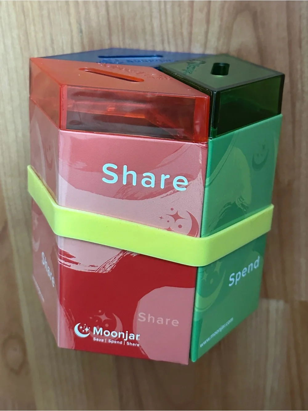 Moon Jar Kids Money Bank Save Spend Share